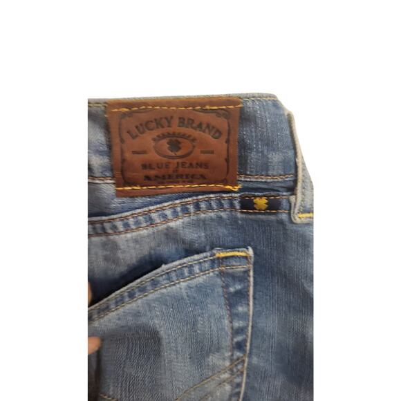 Lucky Brand- Denim blue jean skirt size 2/26 - Picture 4 of 4